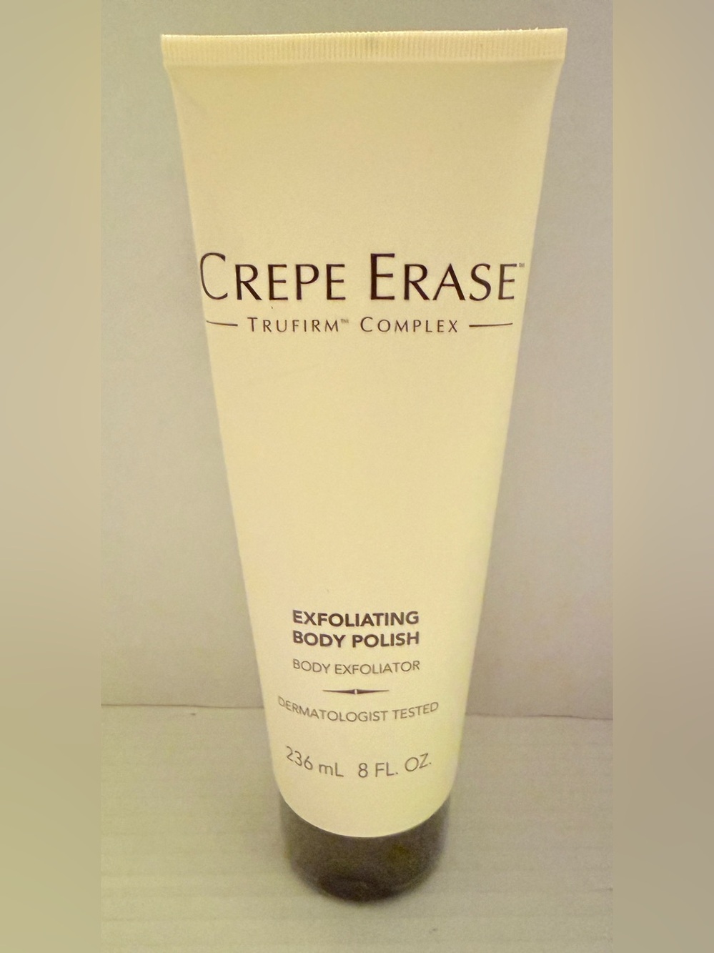 Crepe Erase Exfoliating Body Polish Tube 8 fl oz. SEALED